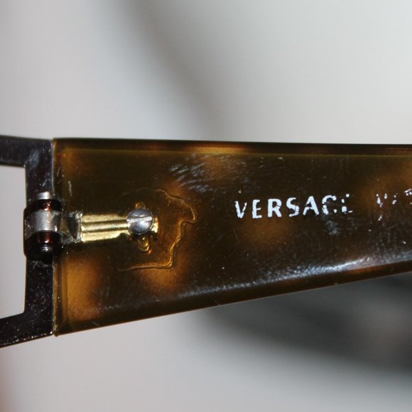 Vintage 90s Versace Jean couture ringer Shirt + Glasses - Picture 11 of 16